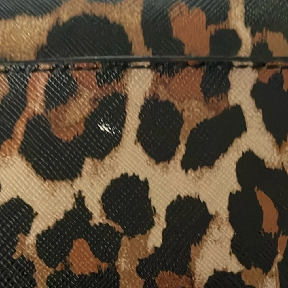 Coach Peyton Ocelot Leopard Print  Long Zip Around Wallet - Picture 11 of 11